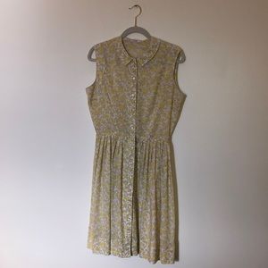 Vintage Fit and Flare Floral Dress